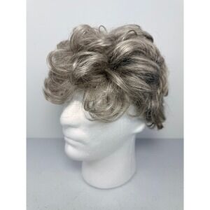 Paula Young A3000 Short Wavy Wig Salt and Pepper Grey Synthetic Hair Size 56 -BL